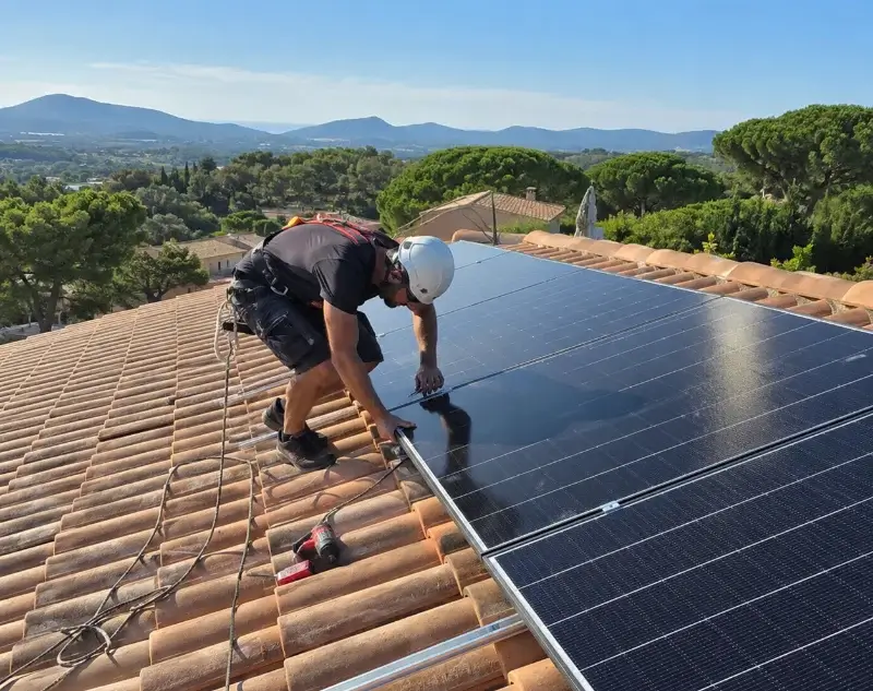 Installateur panneaux solaires Le Biot — pose photovoltaïque sur toiture