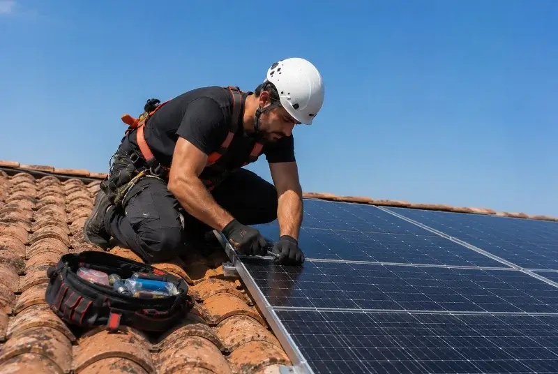 Maintenance et monitoring de panneaux solaires au Biot